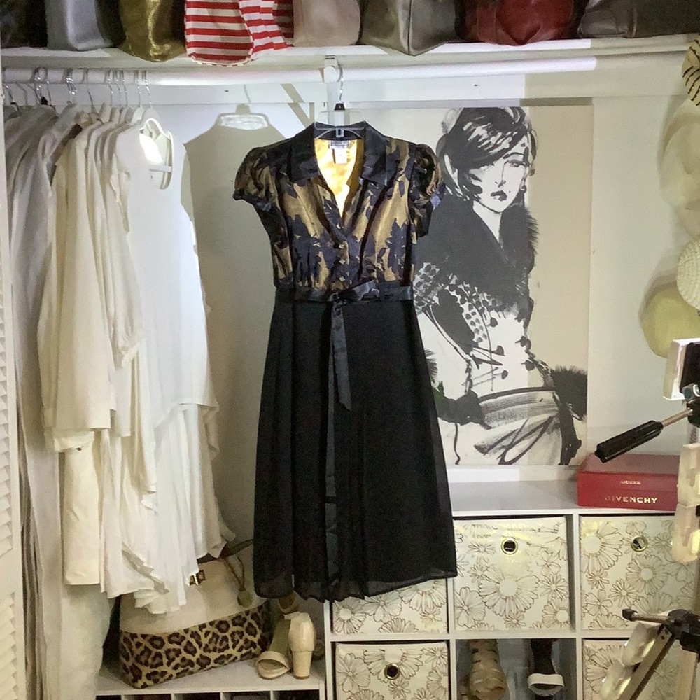 Robbie Bee black cocktail dress.